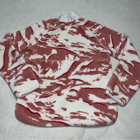 Women’s Sweaty Betty Pink White Fleece Pennine Zip Up jacket Size 10 Large - Picture 6 of 8